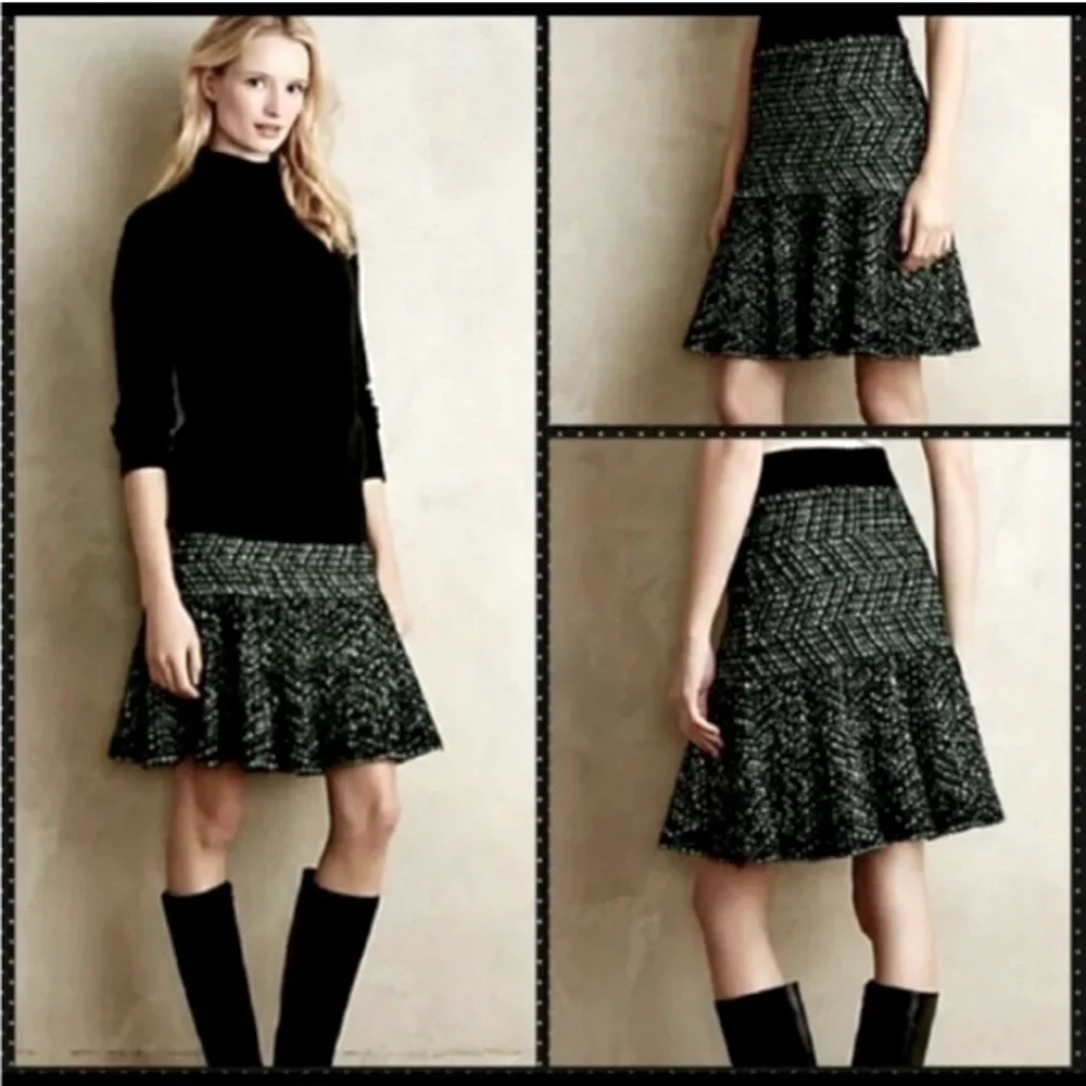 EUC Anthropologie Moth XS Wool Blend Skirt - Picture 1 of 7